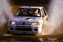 015 - WRC 1984. RAC. Vatanen/Harryman. Peugeot 205 Turbo 16. Vainqueur