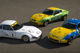 Motorsport heritage: At the Techno Classica Opel will display three GT conversions from tuners Gerent, Irmscher and Conrero (left to right).