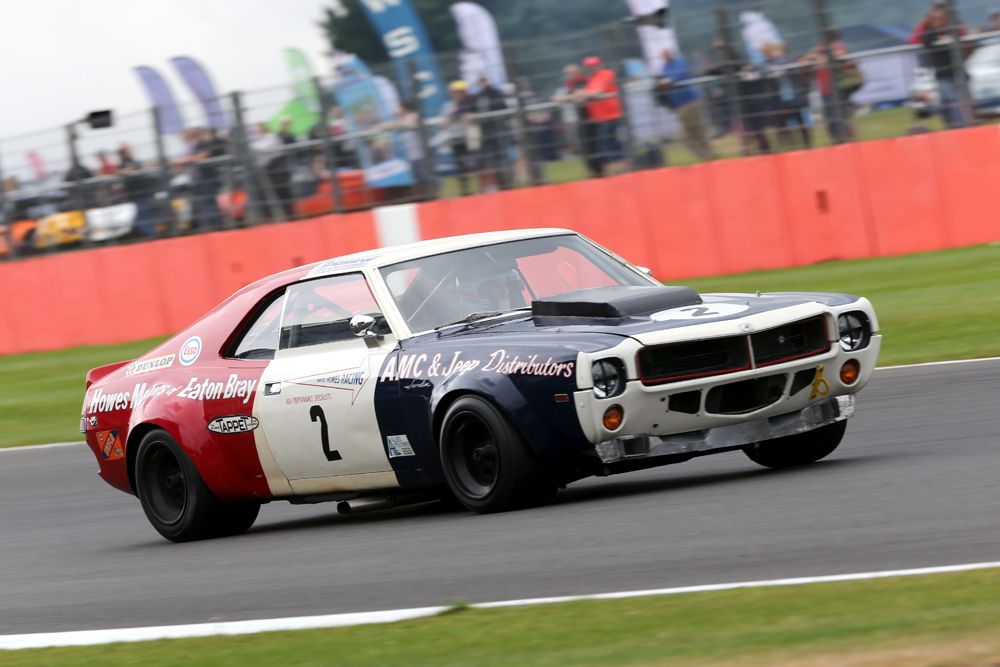 Silverstone Classic 2016, 29th-31st July, 2016, Silverstone Circuit, Northants, England. Devis-Kennard AMC Javelin Copyright Free for editorial use only Mandatory credit Ai?? Jakob Ebrey Photography