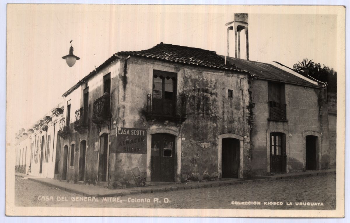 Uruguay_Colonia_Ruinas de la casa del General Bartolomé Mitre_1955