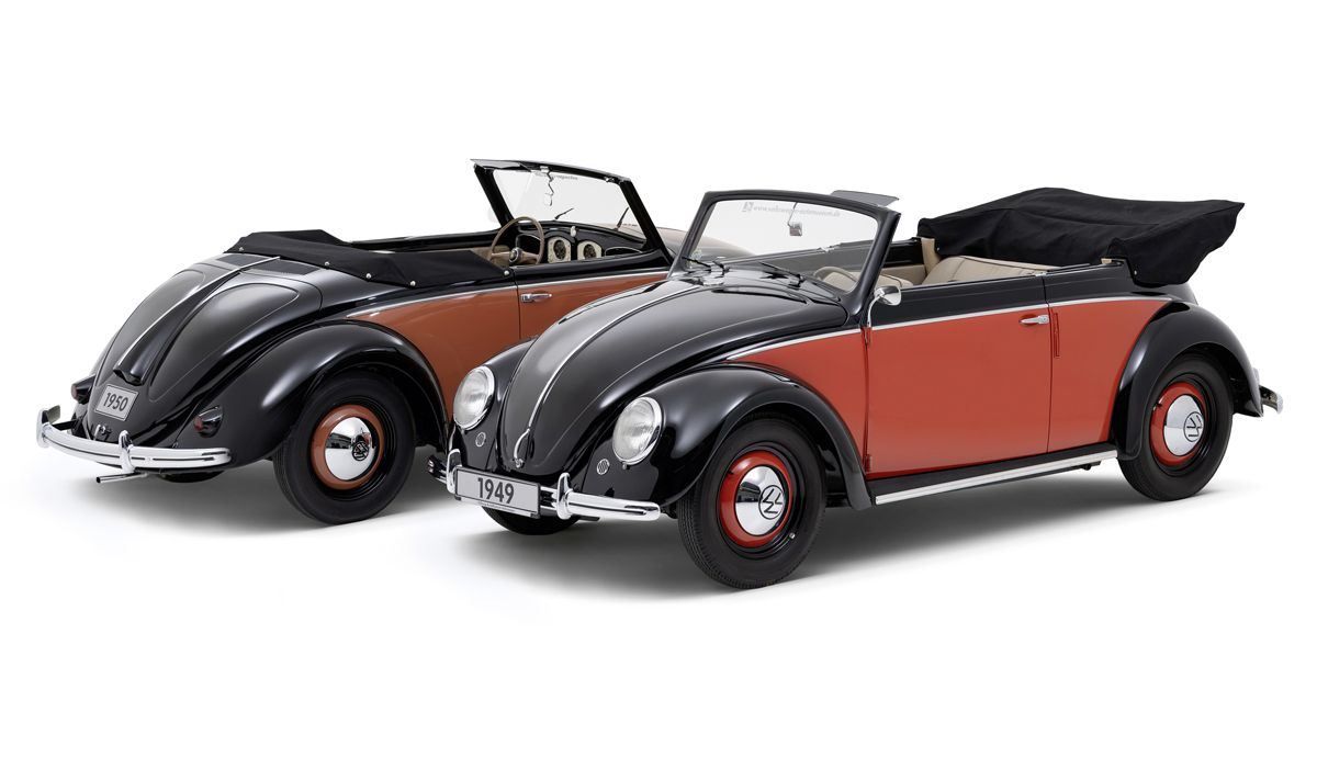 70 years of production of the Beetle Cabriolet: Volkswagen 1100