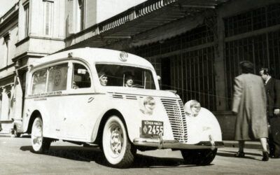 Las ambulancias Fiat 1100 de la Fundación Eva Perón