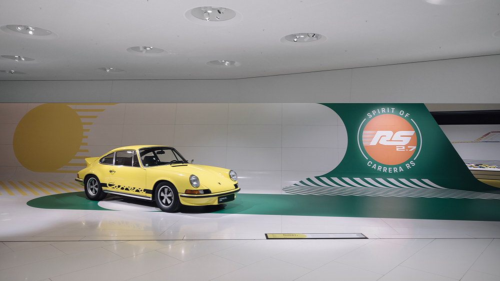 El espíritu del 911 Carrera RS llegó al Museo Porsche